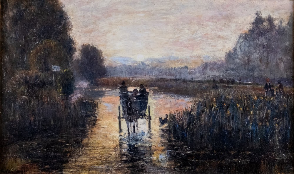 John William Buxton Knight (1843-1908) - 'The Only Way'. Oil On Canvas. View III