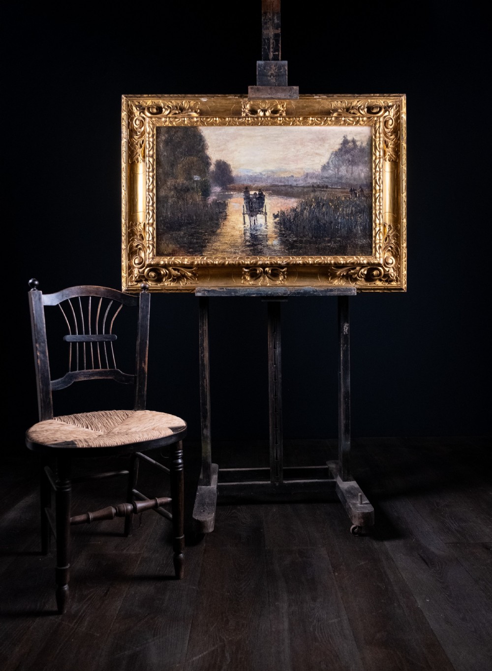 John William Buxton Knight (1843-1908) - 'The Only Way'. Oil On Canvas. View X