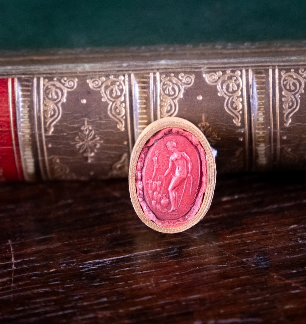 Grand Tour Red Sulphur Intaglio, c.1800 View II