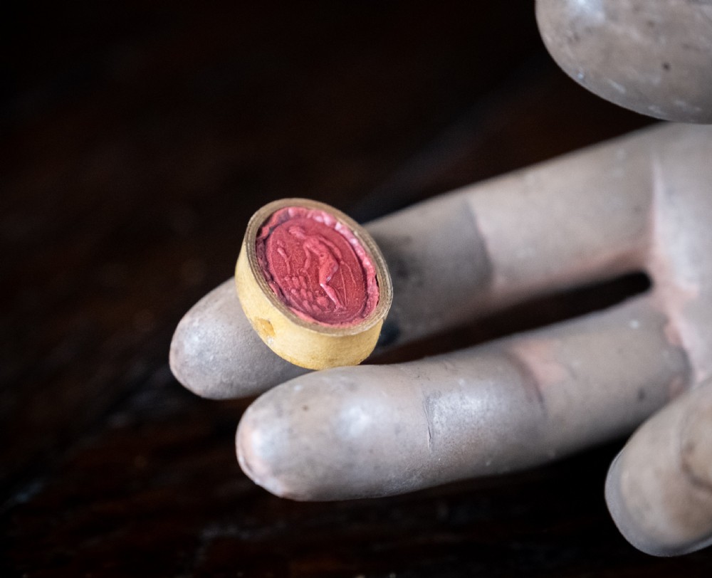 Grand Tour Red Sulphur Intaglio, c.1800 View III