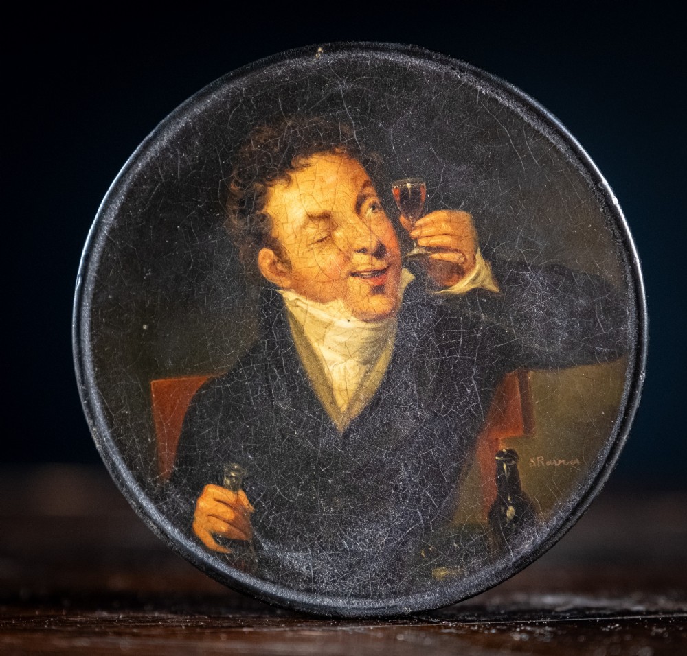 Samuel Raven (1775-1857) Papier Mache Snuff Box, c.1820 View III