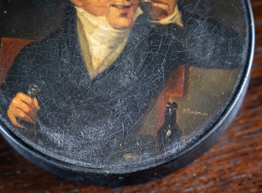 Samuel Raven (1775-1857) Papier Mache Snuff Box, c.1820 View IV