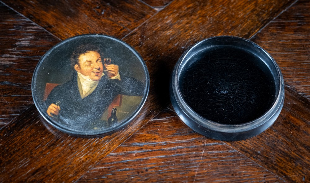 Samuel Raven (1775-1857) Papier Mache Snuff Box, c.1820 View V