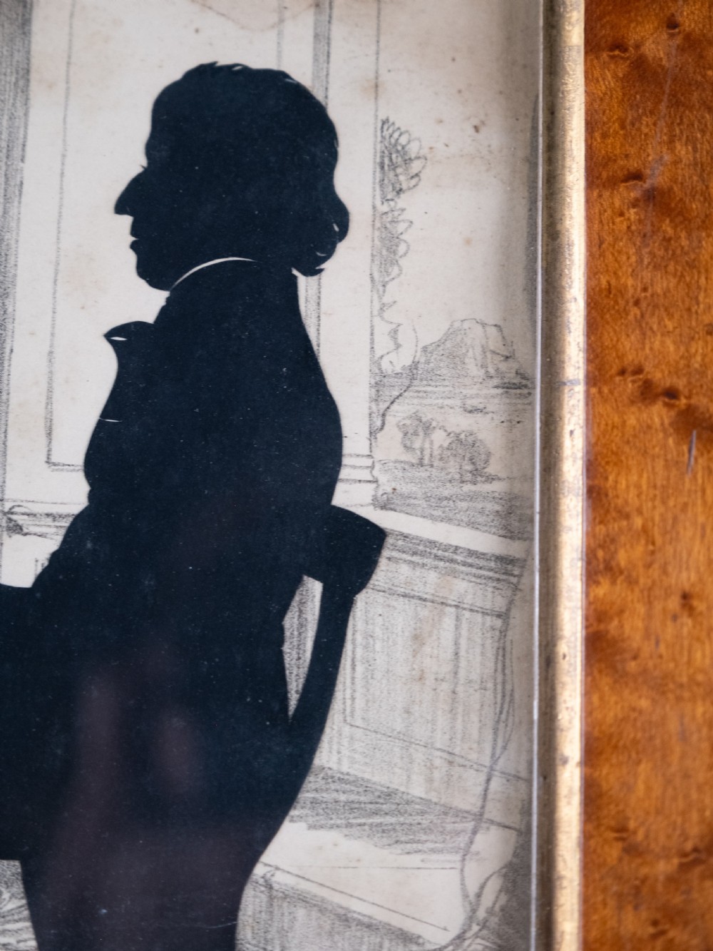 Augustin Edouart (1789-1861) - Portrait Of The Right Honourable William Saurin, 1834. View VI