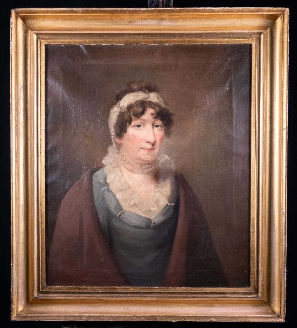 Portrait of 'Jean Bryce or Crawford (1764-1823)'. Oil On Canvas.
