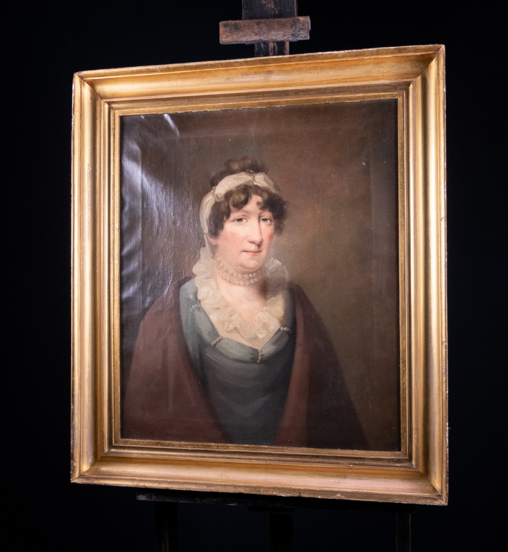Portrait of 'Jean Bryce or Crawford (1764-1823)'. Oil On Canvas. View III