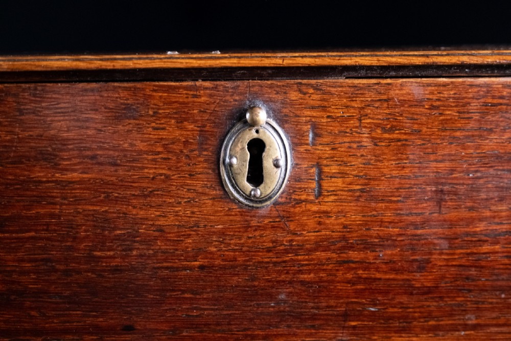 Small George III Oak Box / Chest View II