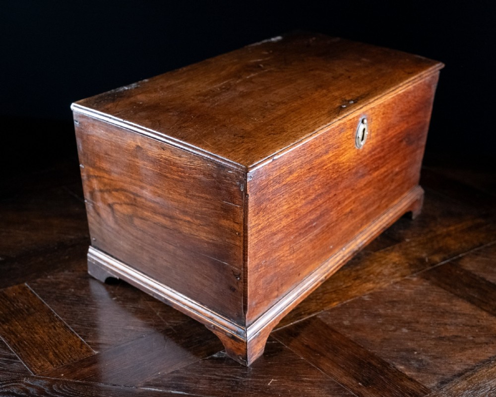 Small George III Oak Box / Chest View IV