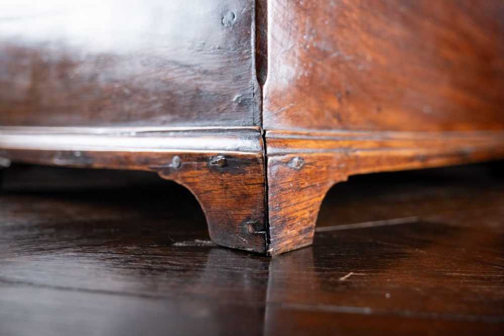 Small George III Oak Box / Chest View V