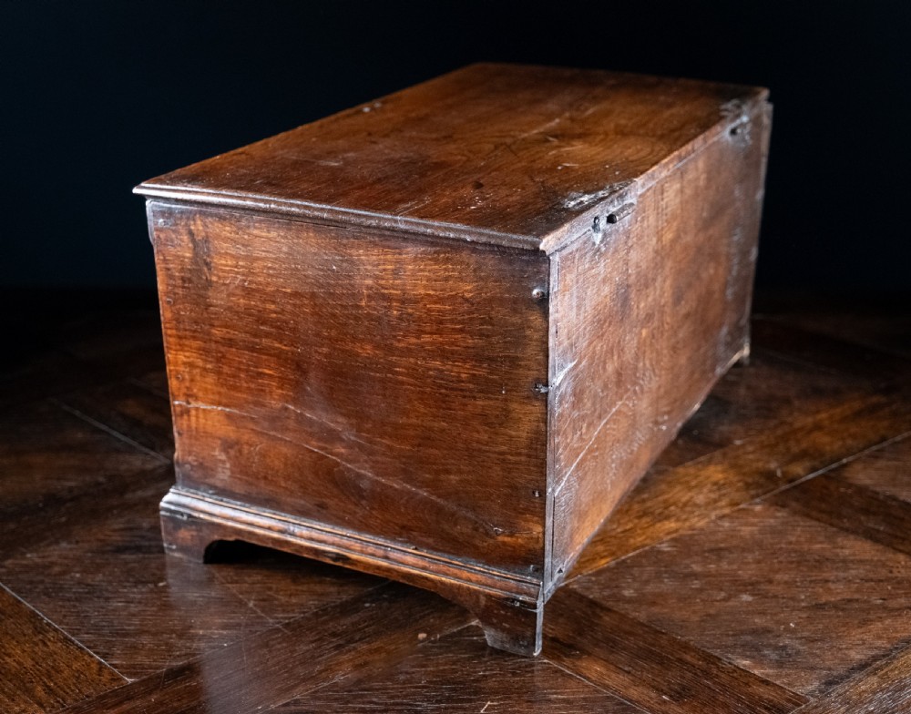 Small George III Oak Box / Chest View VII