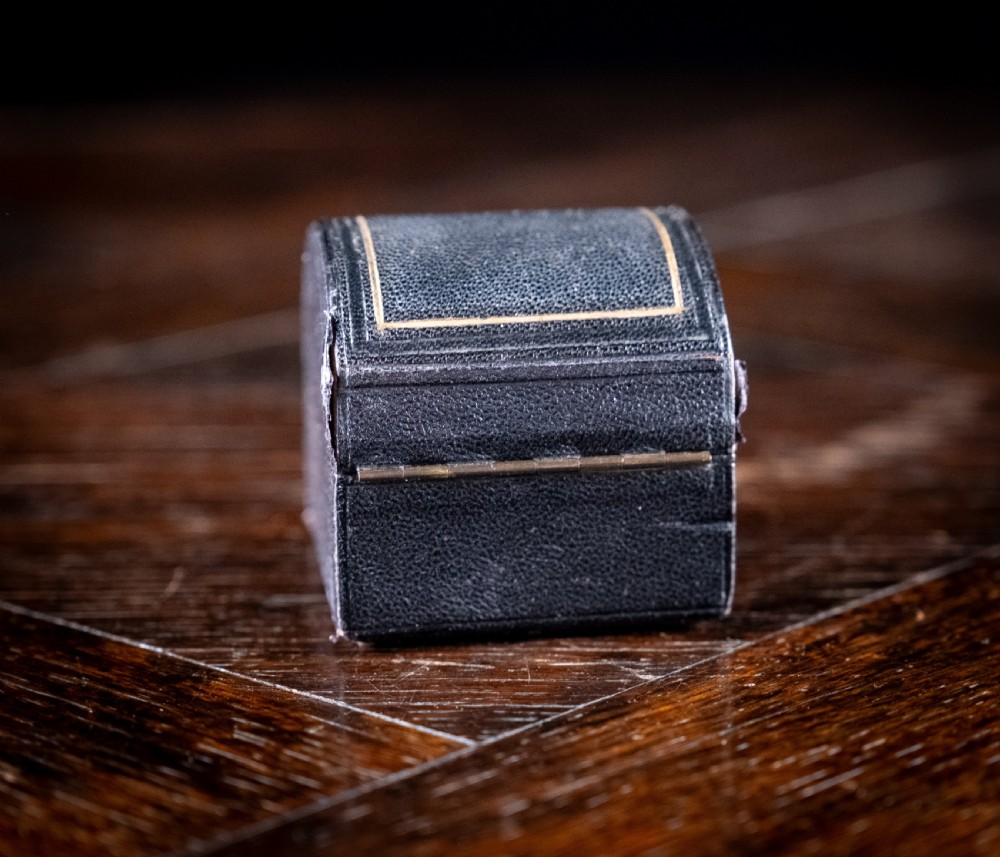 Cased Pair Silver Belt Buckle Napkin Rings by James Dixon & Sons, 1894. View VII