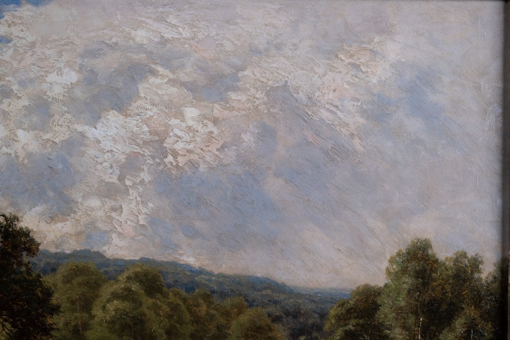 Henry H. Parker (British, 1858-1930) - 'Silent Waters On the Avon'. Oil On Canvas. View III
