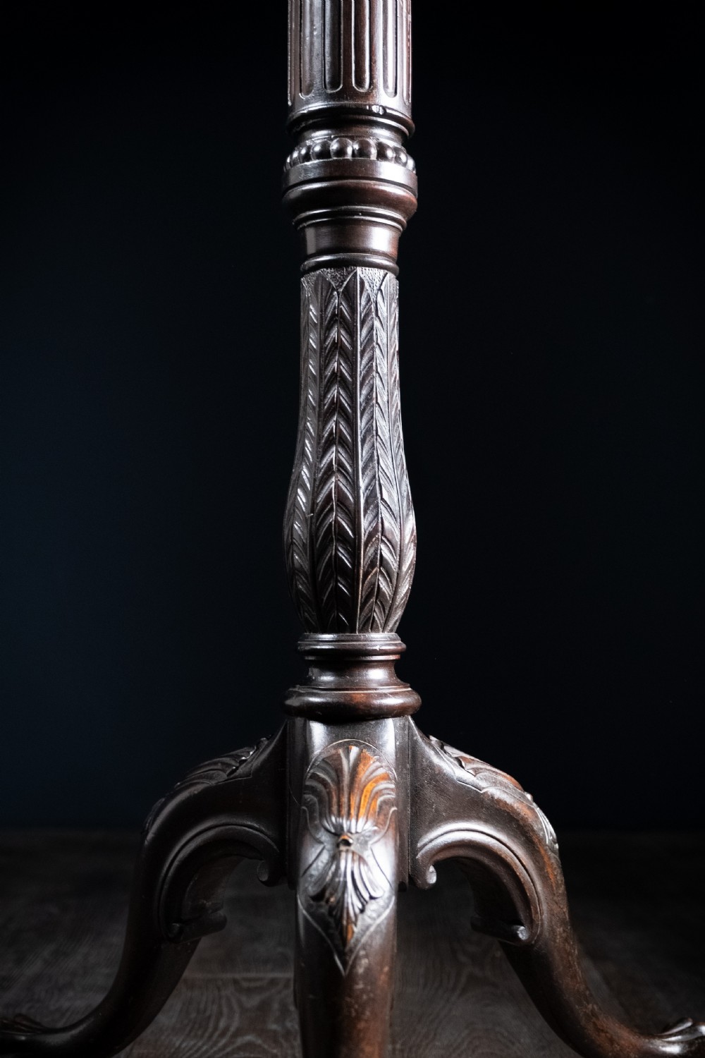 Irish Mahogany Torchere, c.1880 View II