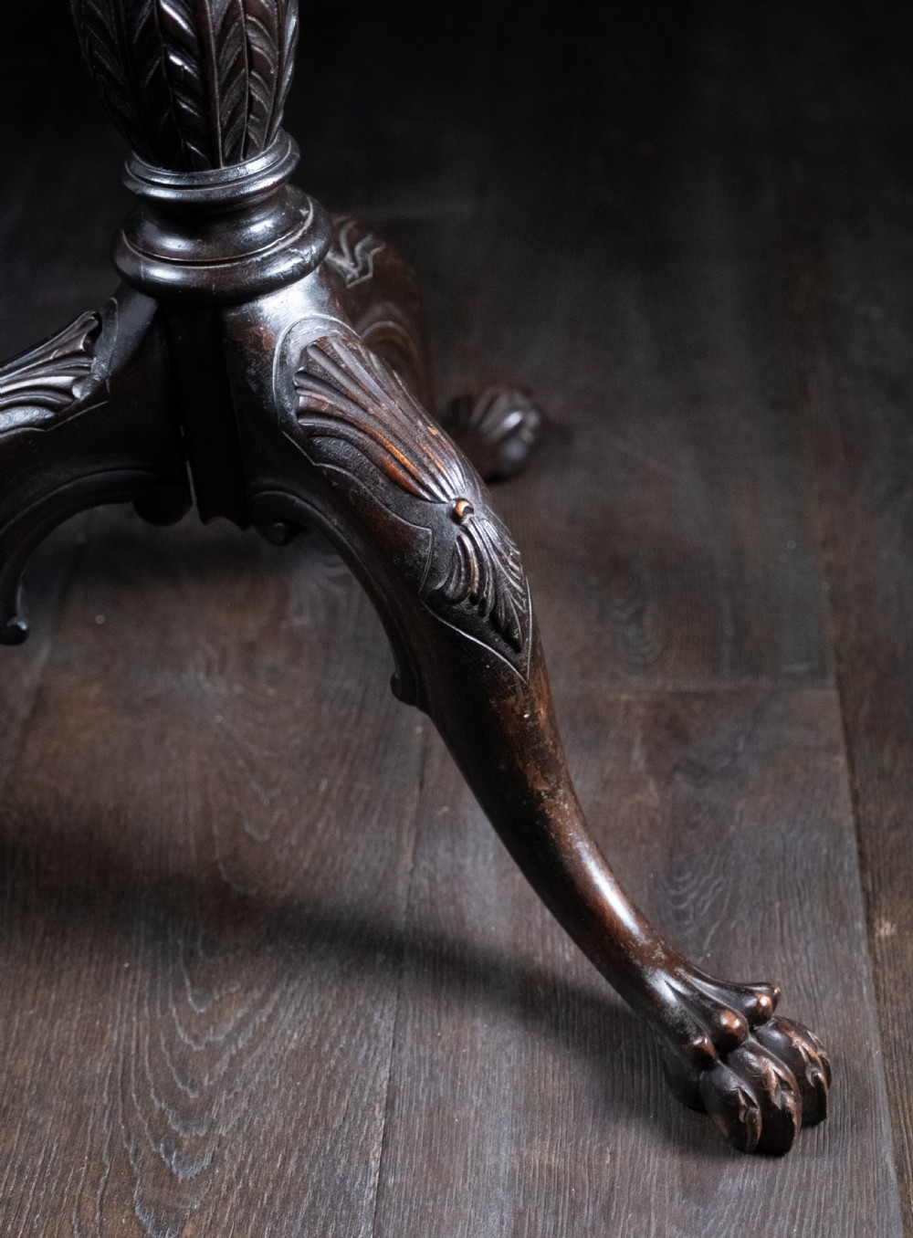 Irish Mahogany Torchere, c.1880 View III