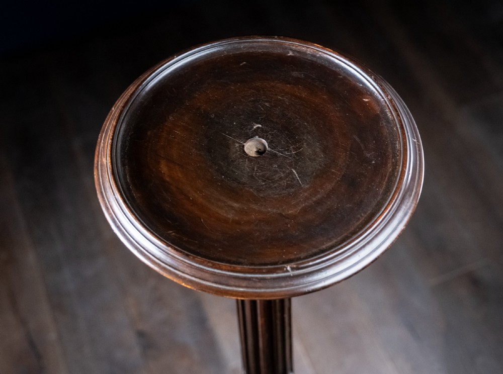 Irish Mahogany Torchere, c.1880 View VIII