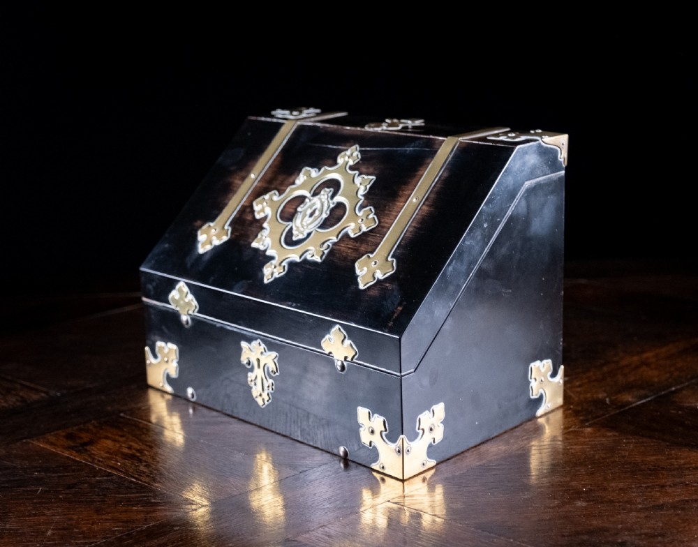 Coromandel Stationary Box by W. Leuchars, London. C.1860 View VII