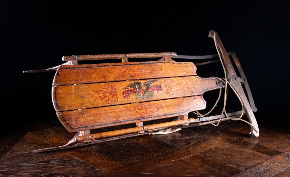 Antique Flexible Flyer Sled No. 2C, c.1921-28