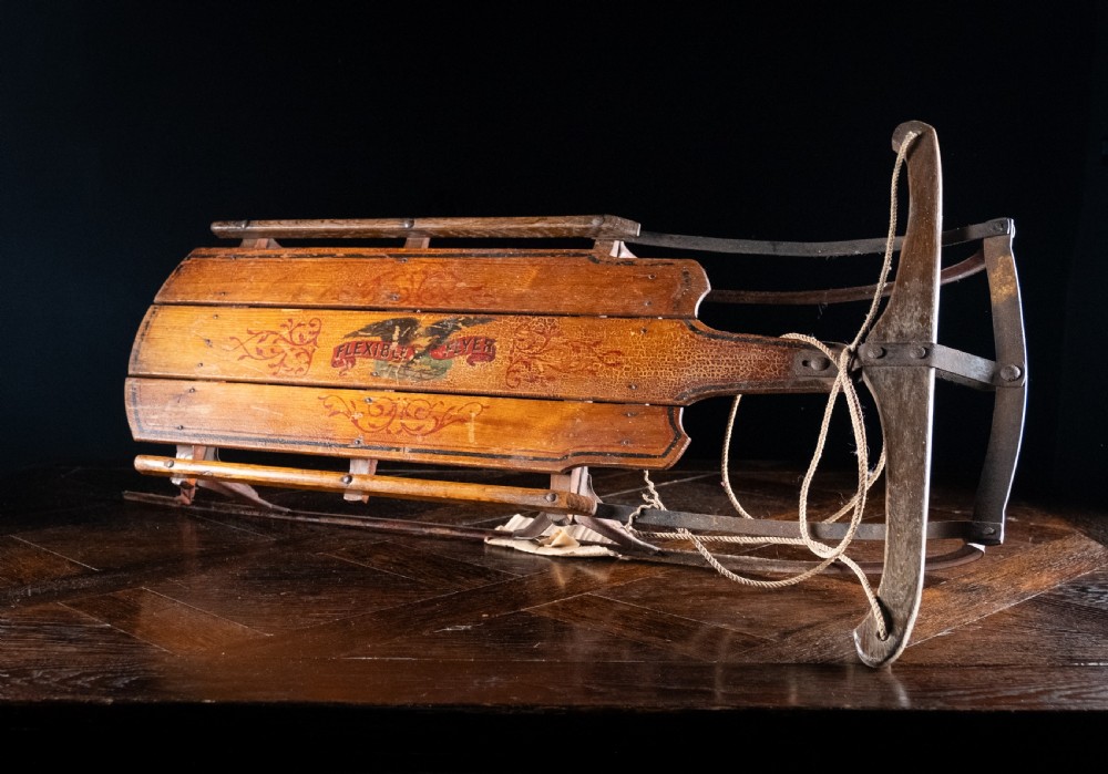 Antique Flexible Flyer Sled No. 2C, c.1921-28 View II