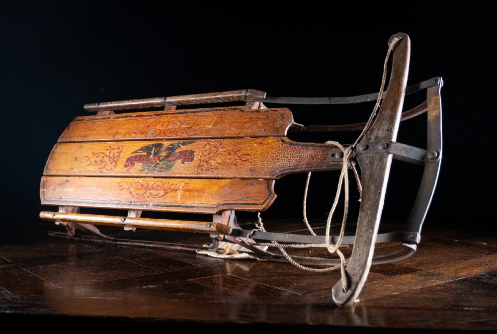 Antique Flexible Flyer Sled No. 2C, c.1921-28 View V