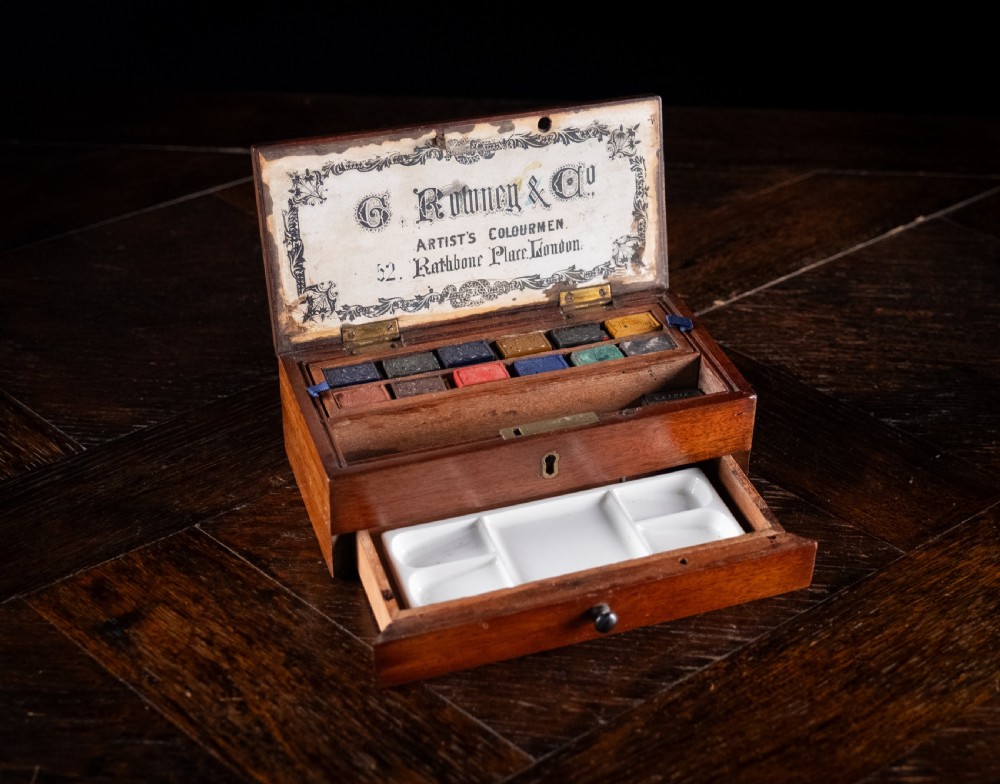 Artist's Watercolour Paint Box by George Rowney & Co, c.1854-62