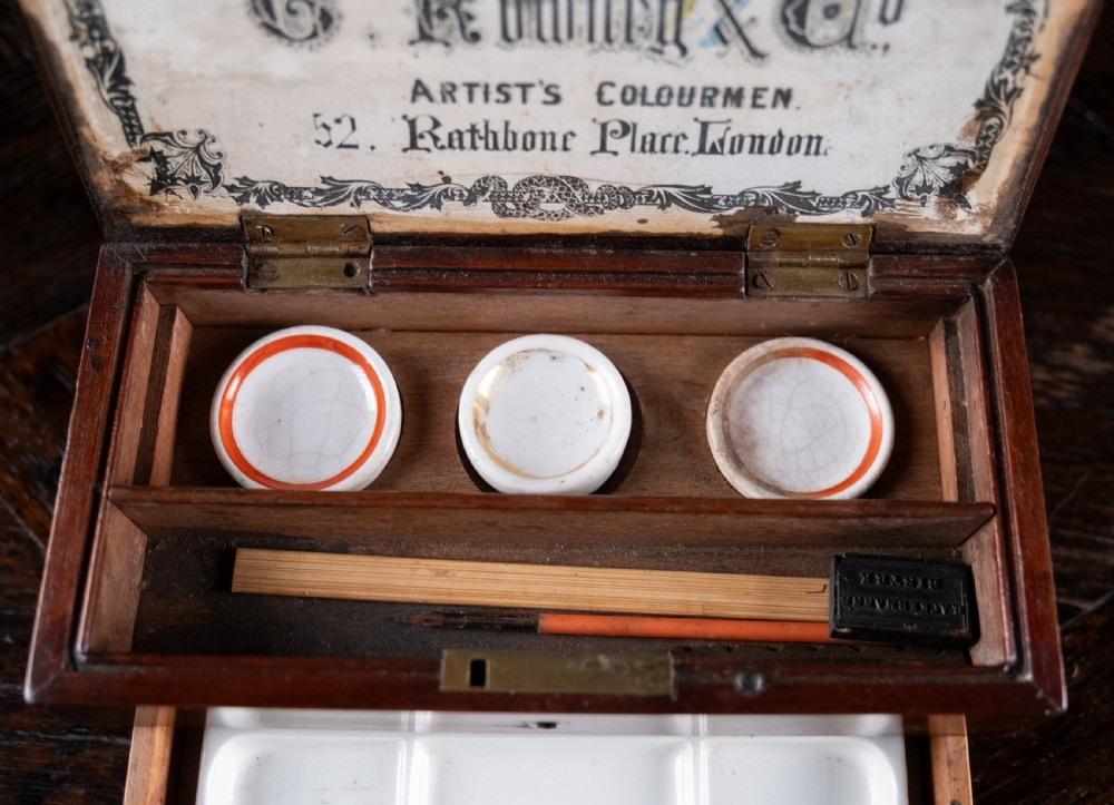 Artist's Watercolour Paint Box by George Rowney & Co, c.1854-62 View VI