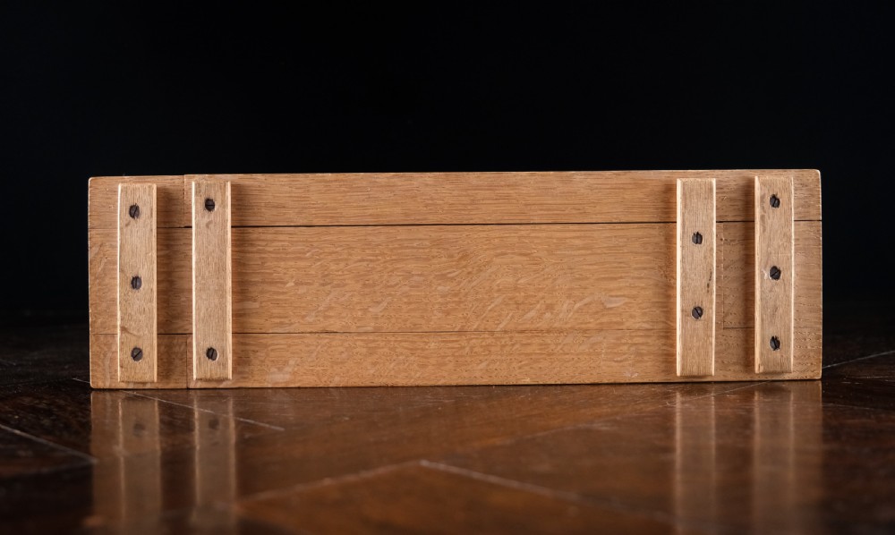 Oxford University Arms Carved Oak Book Slide View XIII