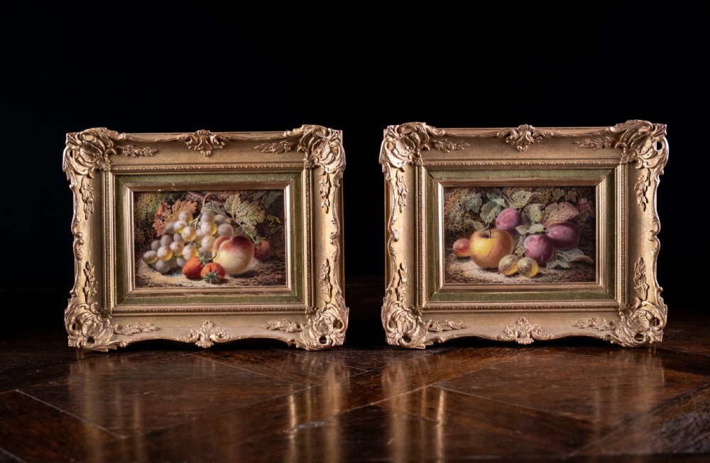 Oliver Clare (1853-1927) - Pair Of Still Life Oil Paintings. Dated 1916.