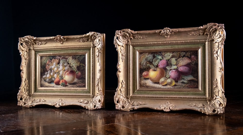 Oliver Clare (1853-1927) - Pair Of Still Life Oil Paintings. Dated 1916. View II
