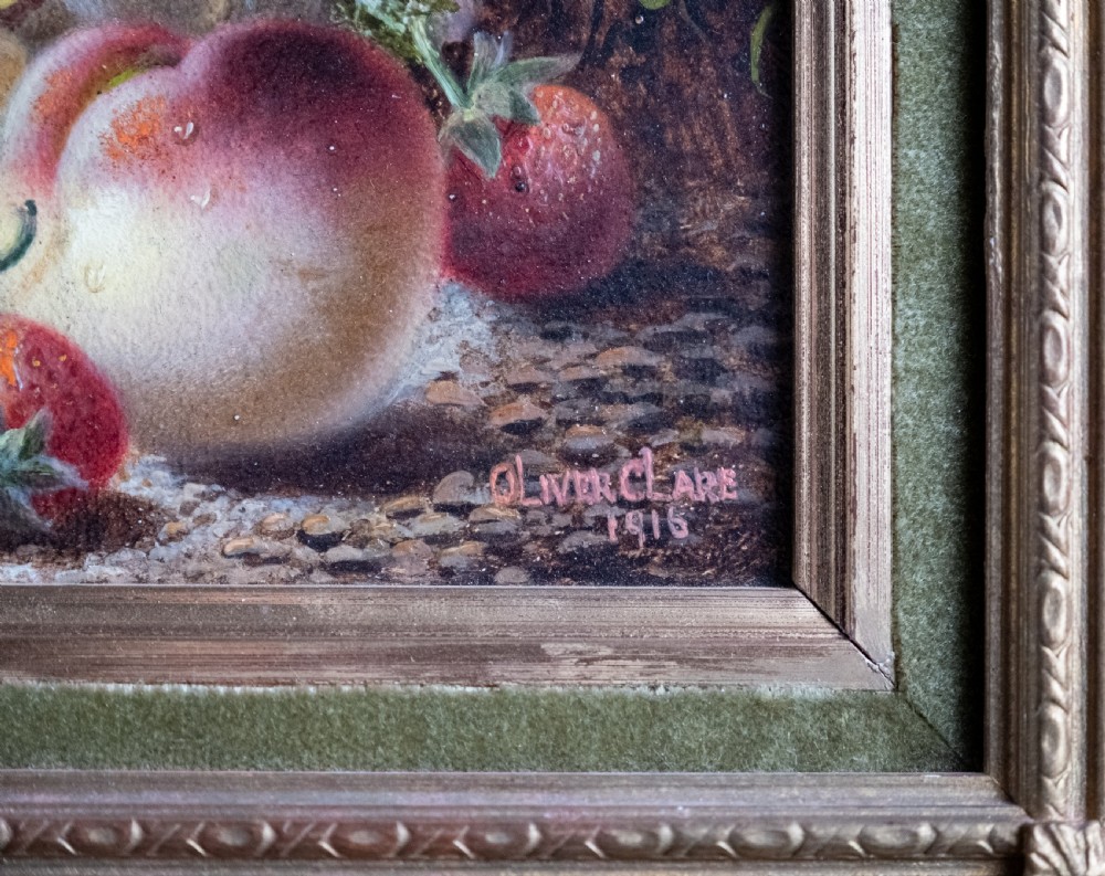 Oliver Clare (1853-1927) - Pair Of Still Life Oil Paintings. Dated 1916. View VII