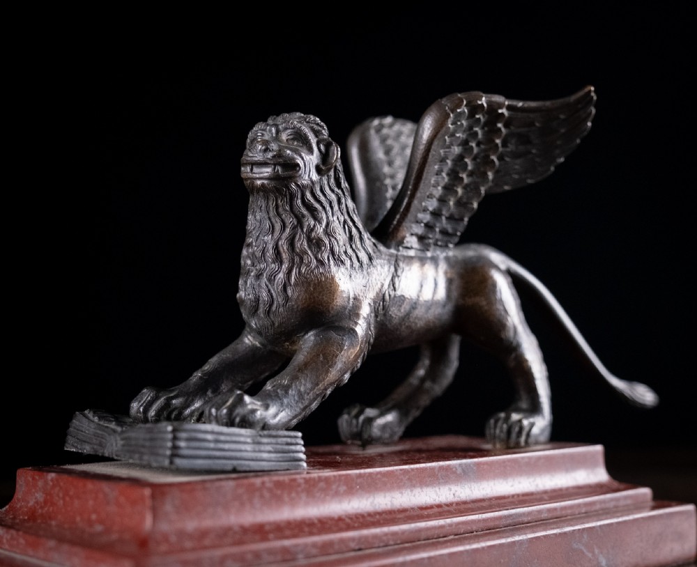 Grand Tour Bronze Lion Of Saint Mark View III