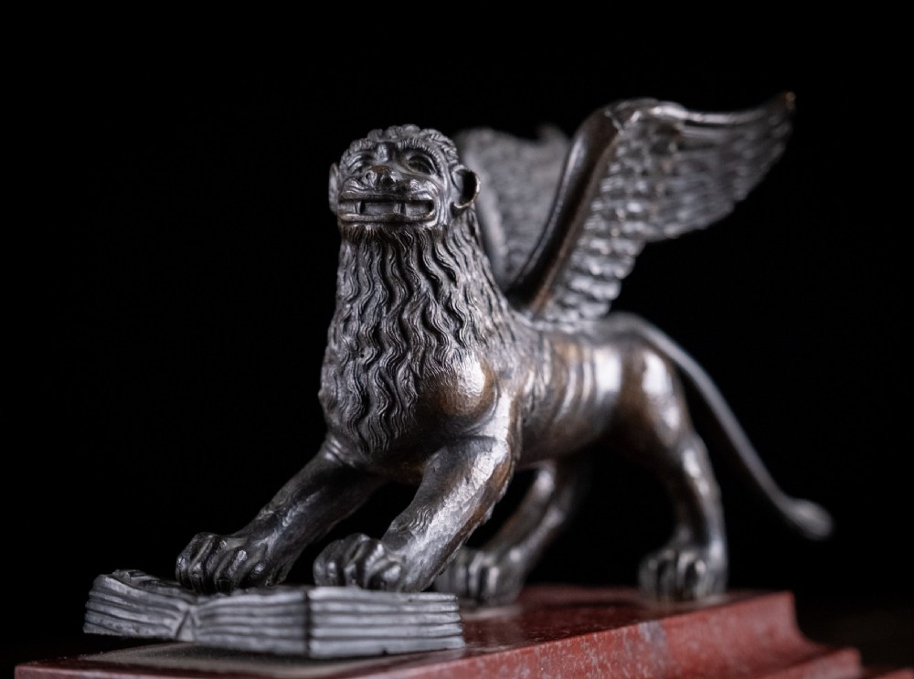 Grand Tour Bronze Lion Of Saint Mark View IV