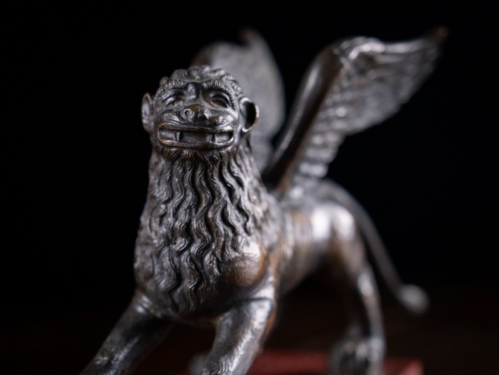 Grand Tour Bronze Lion Of Saint Mark View V