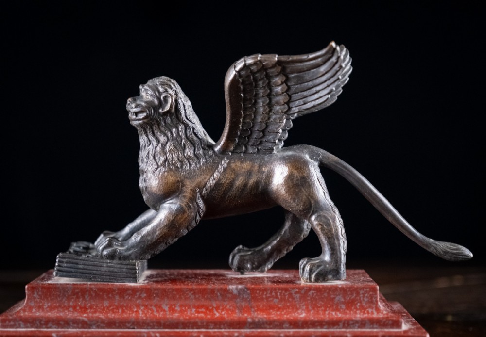 Grand Tour Bronze Lion Of Saint Mark View VII