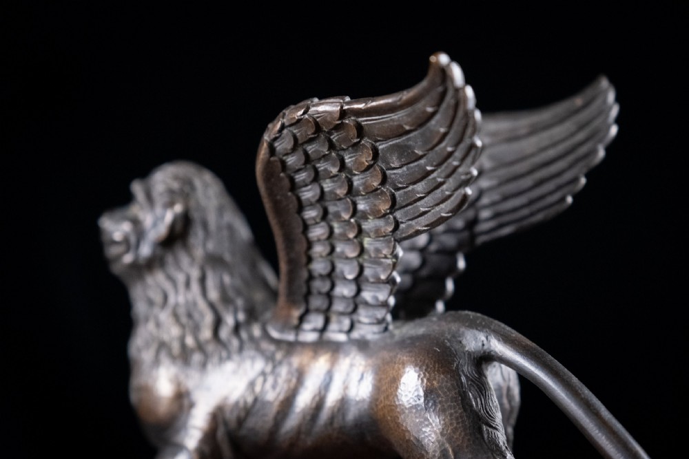 Grand Tour Bronze Lion Of Saint Mark View IX