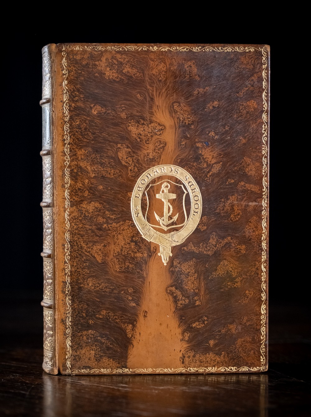 1887 Studies In Naval History by John Knox Laughton. First Edition. (Leather Bound Book) View III