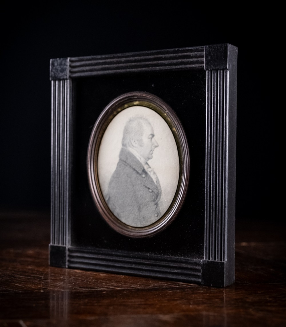 19th Century Fine Pencil Portrait Of A Gentleman View V