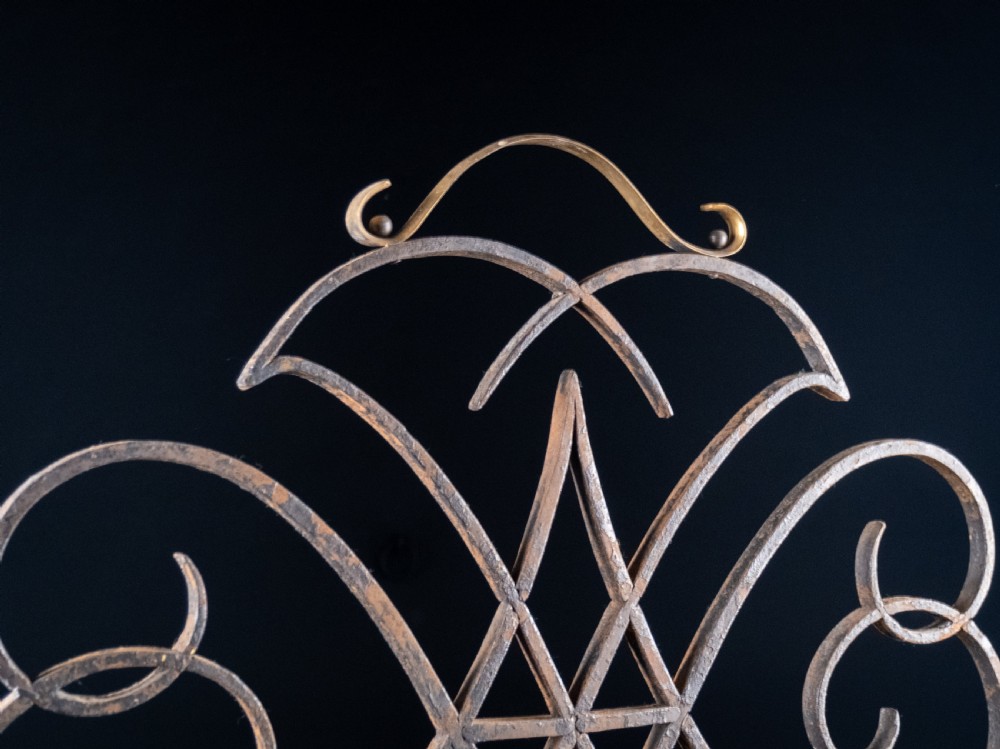 Victoria & Albert Museum Wrought Iron Fire Screen View VI