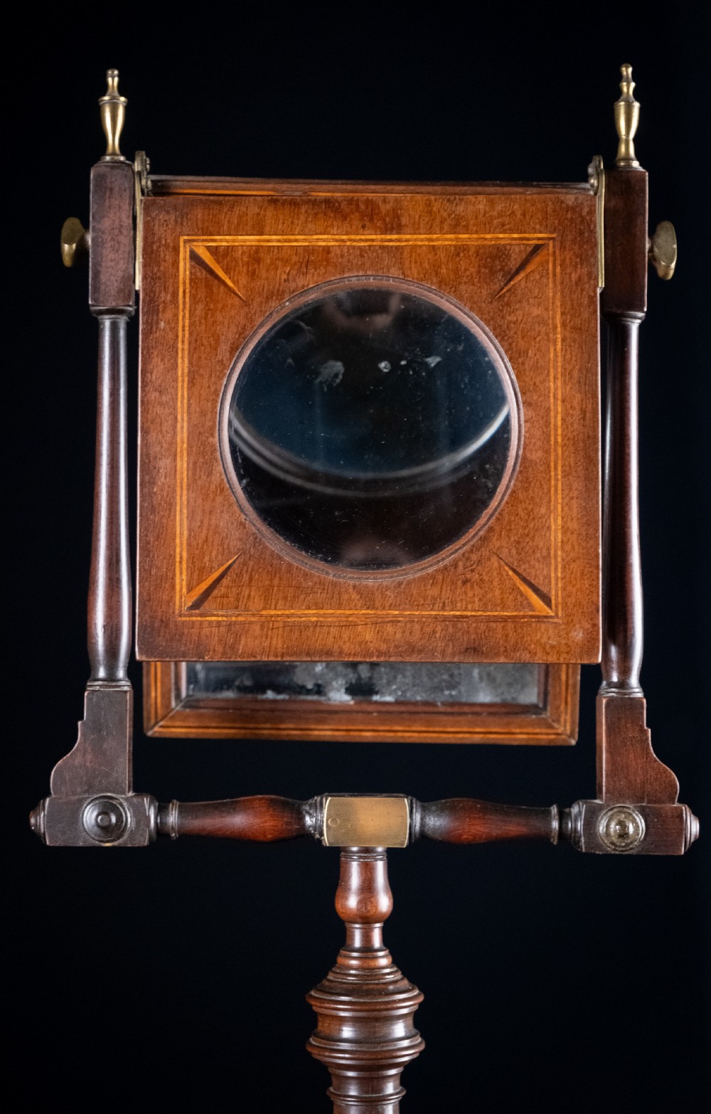 Large Georgian Mahogany Zograscope View IV