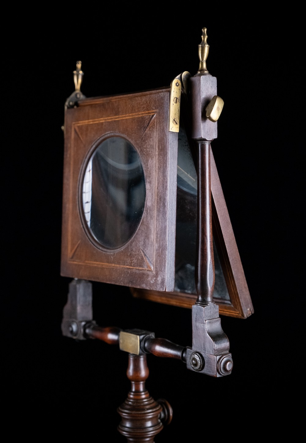 Large Georgian Mahogany Zograscope View VII