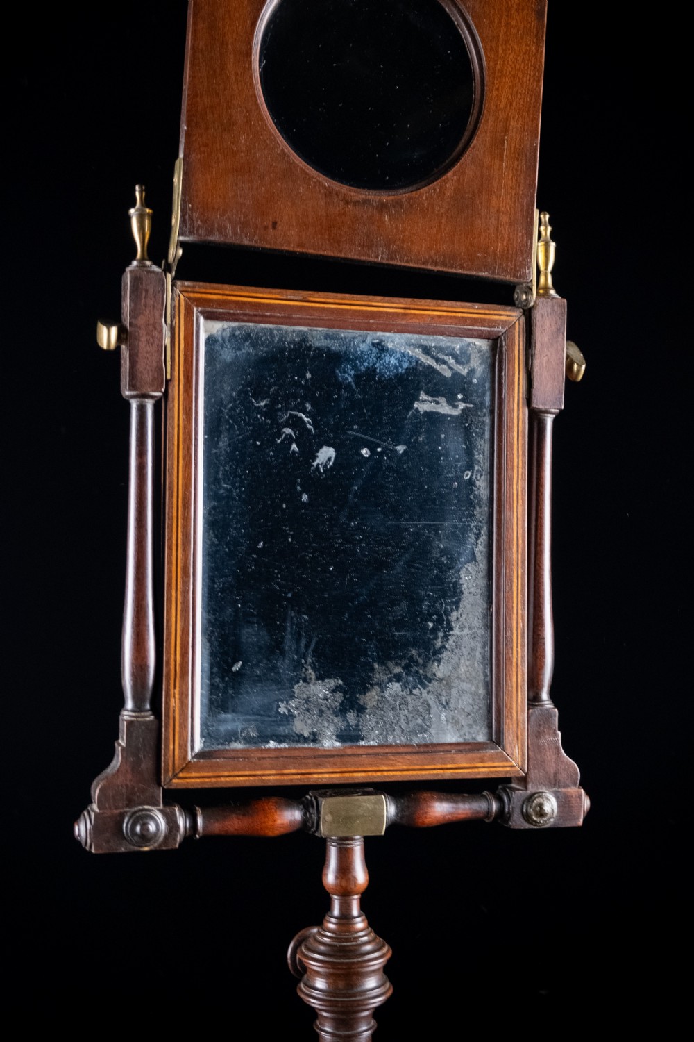 Large Georgian Mahogany Zograscope View VIII
