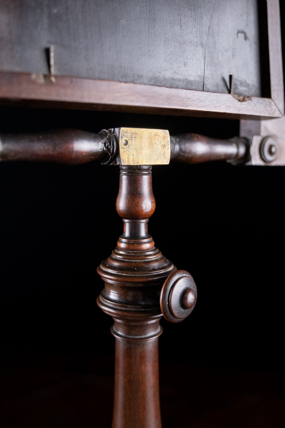 Large Georgian Mahogany Zograscope View X