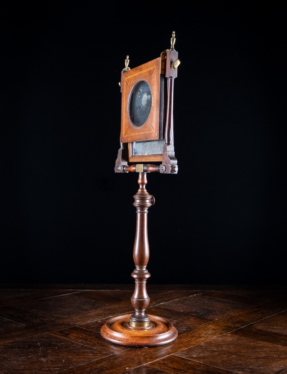 Large Georgian Mahogany Zograscope View XIV