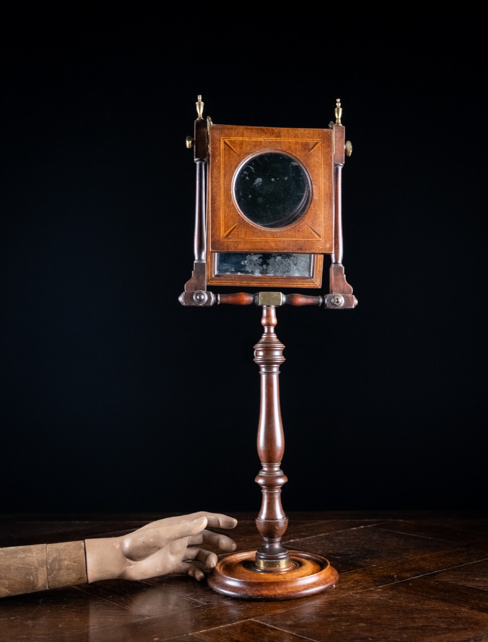 Large Georgian Mahogany Zograscope View XVI