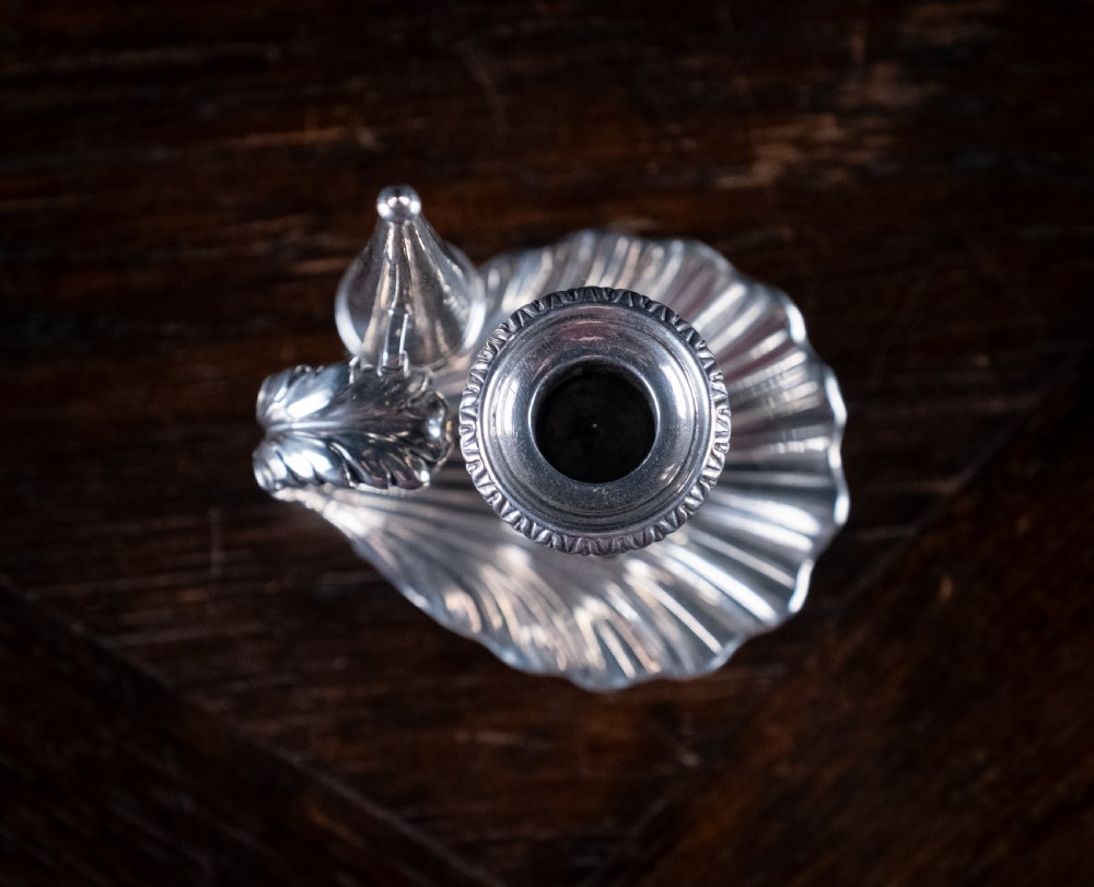 Fine Silver Chamberstick With Snuffer by Matthew Boulton, 1825. View IV