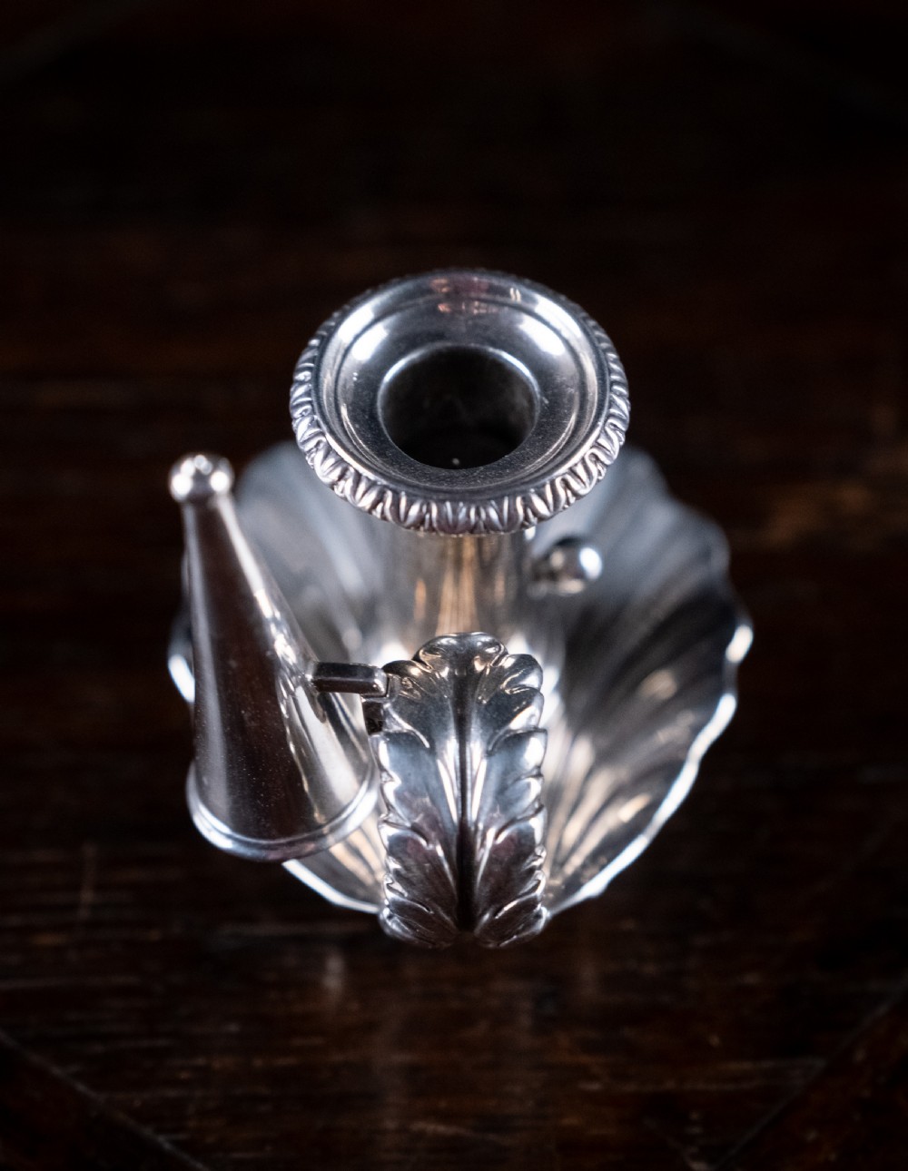 Fine Silver Chamberstick With Snuffer by Matthew Boulton, 1825. View VI