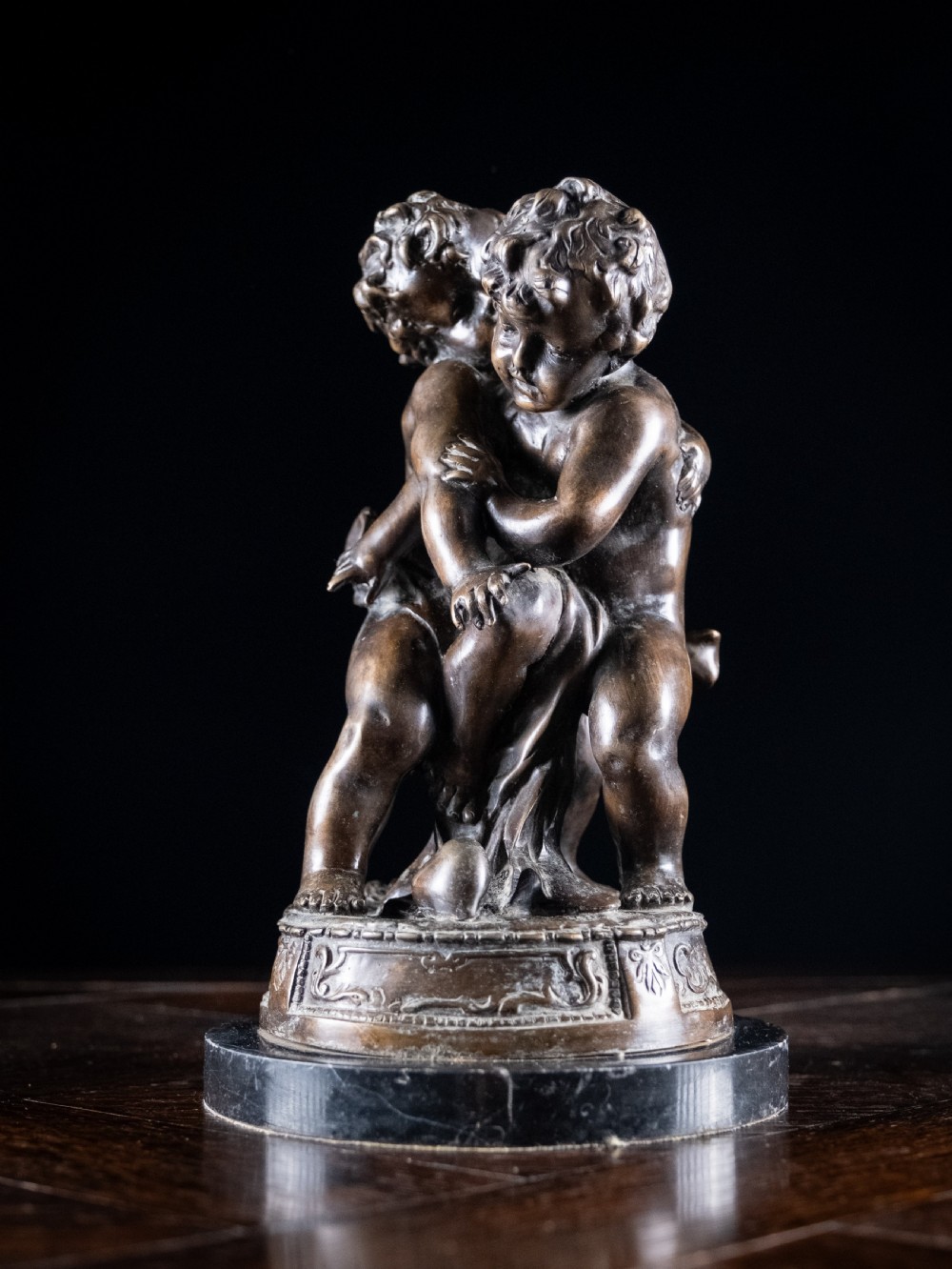 After Jean Baptiste Pigalle (1714–1785) - Eros and Anteros Fighting Over Heart View II