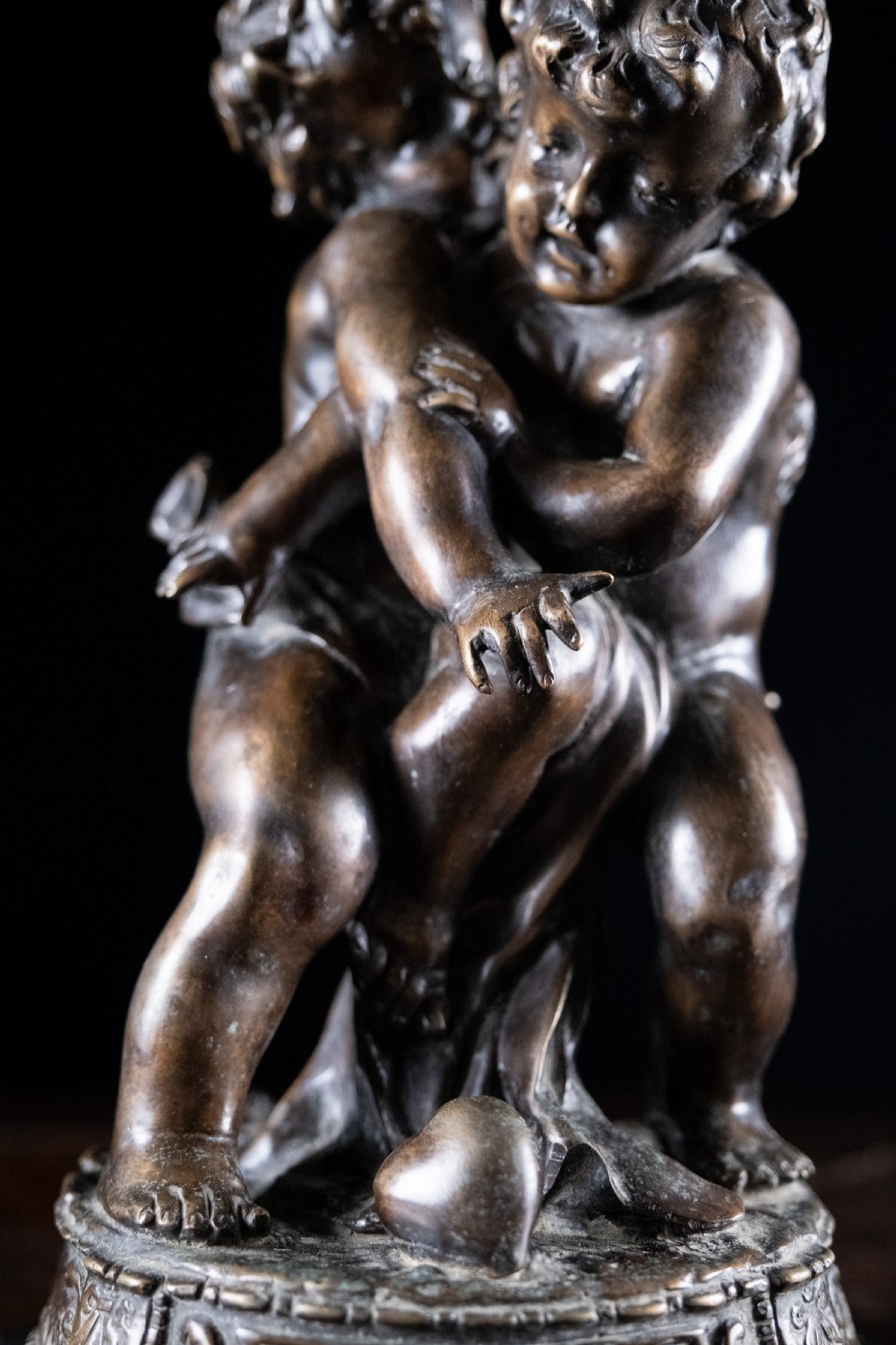 After Jean Baptiste Pigalle (1714–1785) - Eros and Anteros Fighting Over Heart View IX
