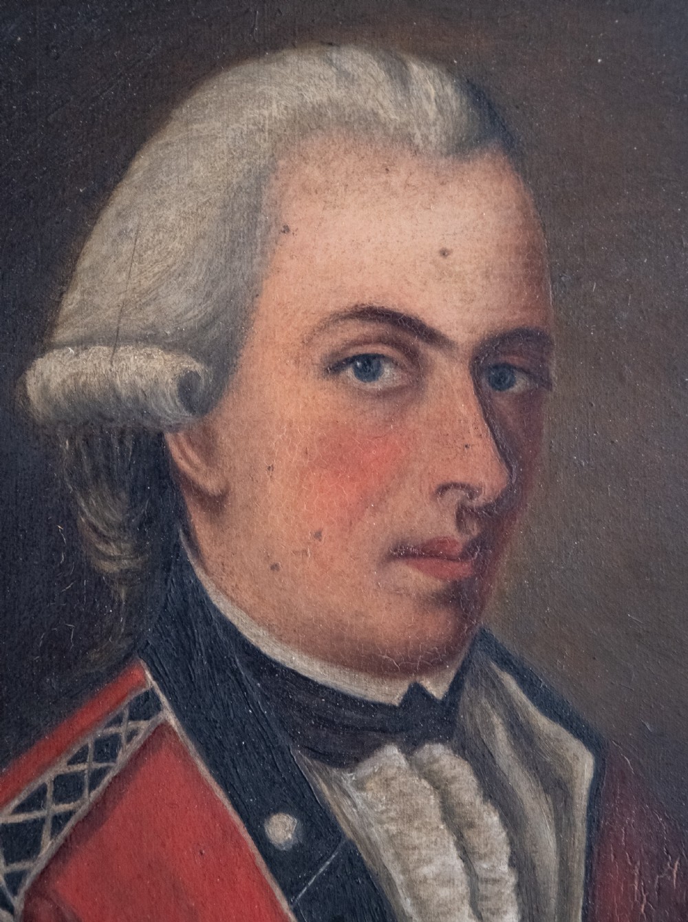 18th Century Portrait Of An Officer (Irish School) View II