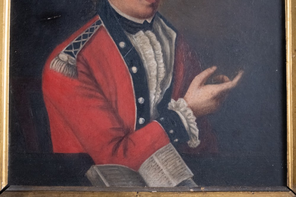 18th Century Portrait Of An Officer (Irish School) View III