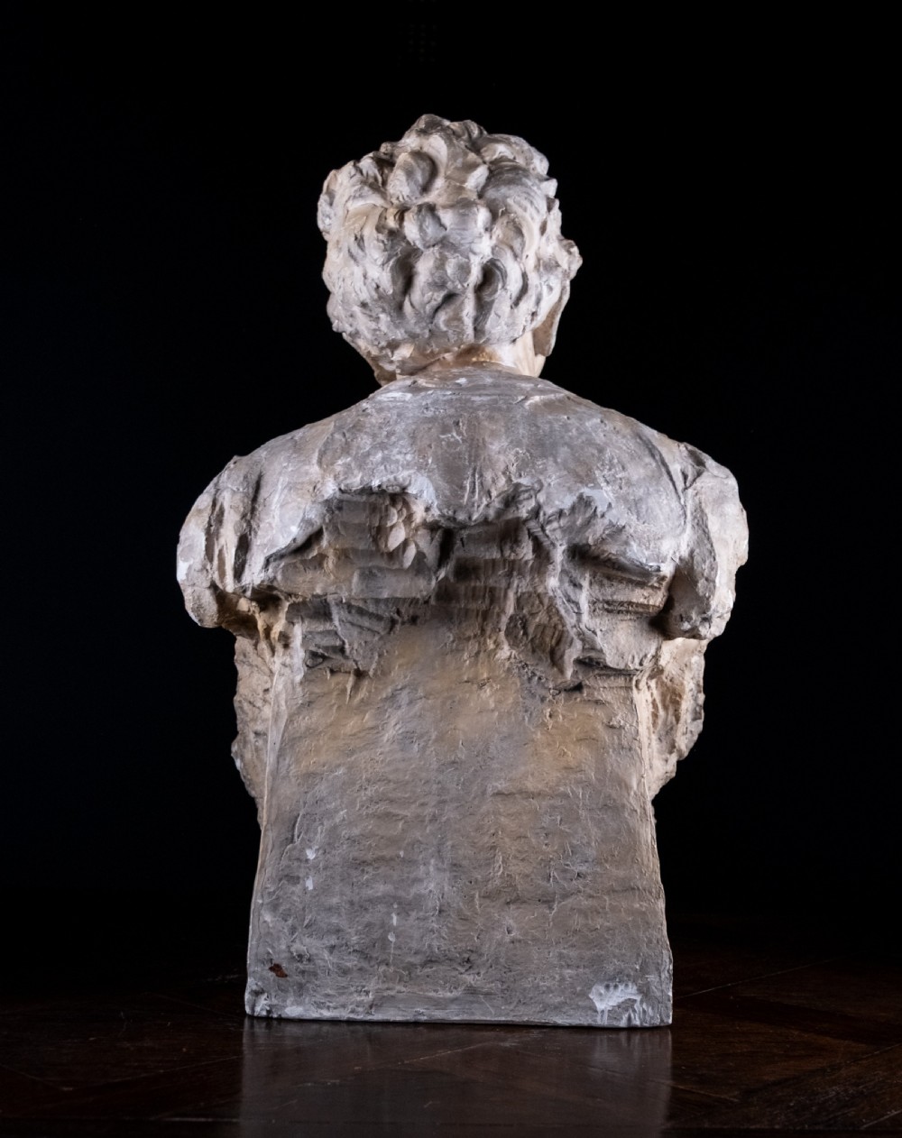 Gustave Van den Meersche (1891-1970) - 'The Blind', Dated 1915. Plaster Sculpture.  View IX